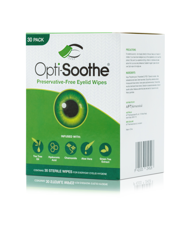 Opti-Soothe® Preservative-free Eyelid Wipes